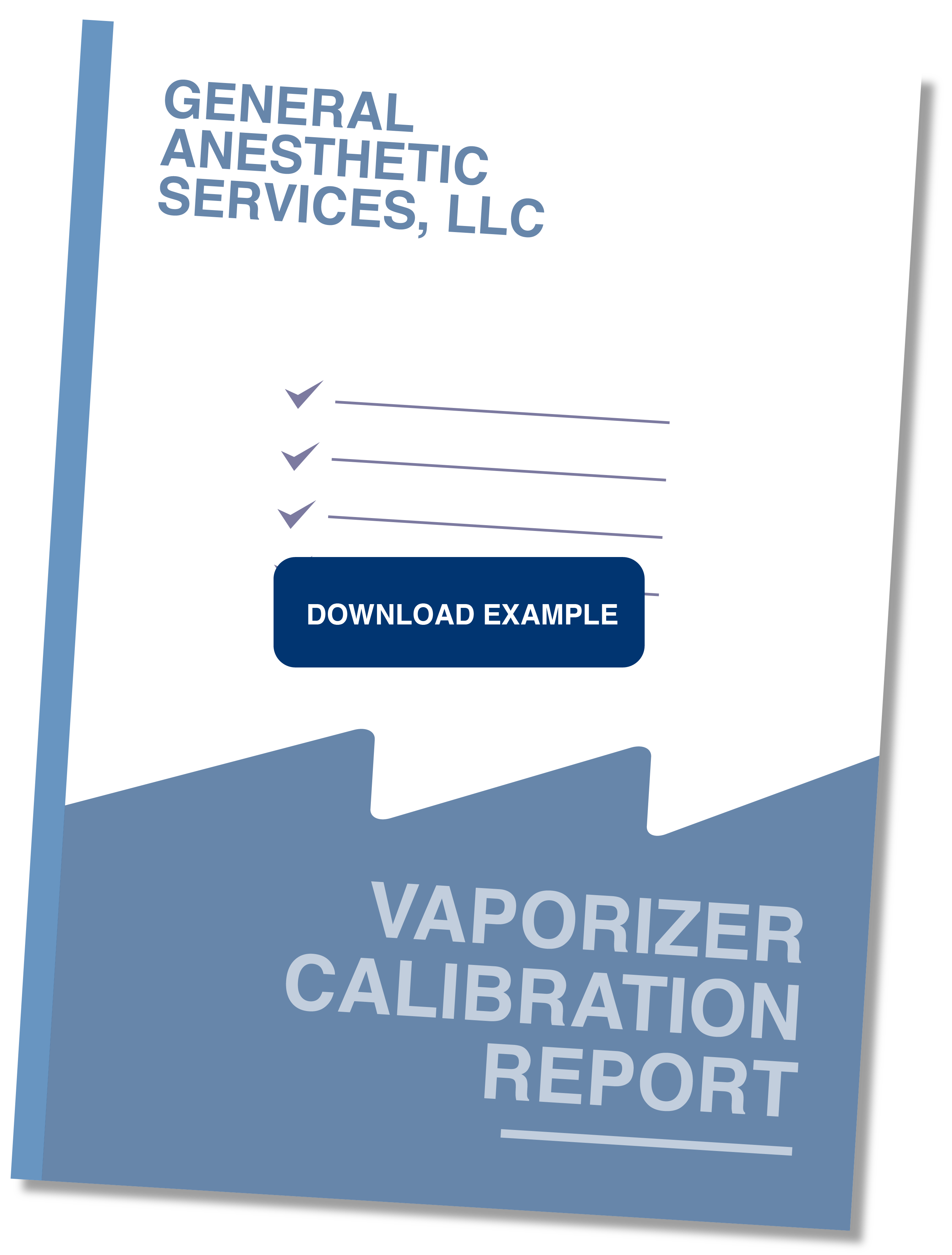 Vaporizer Calibration Report